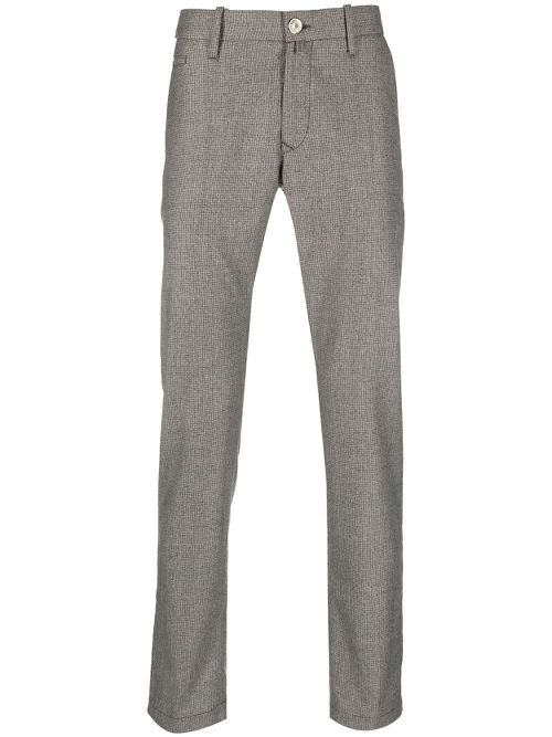 Straight-leg trousers - Brown