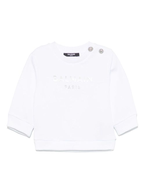 Logo-print sweatshirt - White