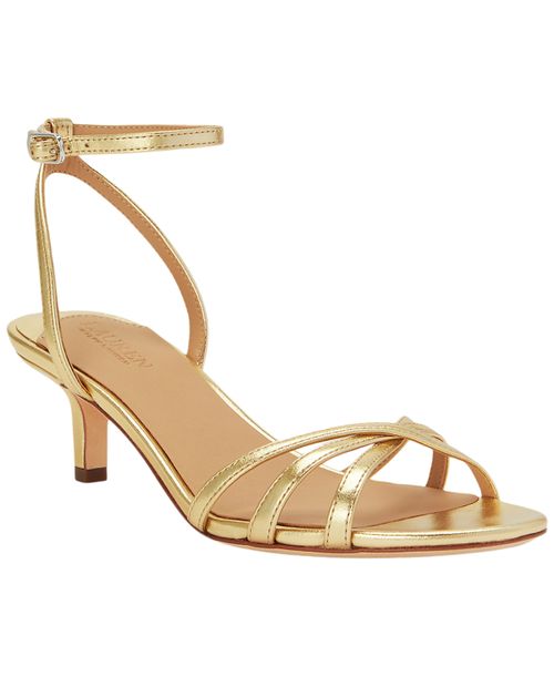 Women's Kendyl Kitten Heel Sandals - Soft Gold