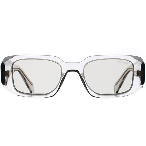 Prada Rectangle Womens Transparent Grey Light PR17WS - One