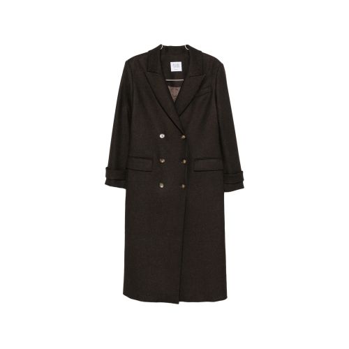 Double-breasted Peak-lapel Coat