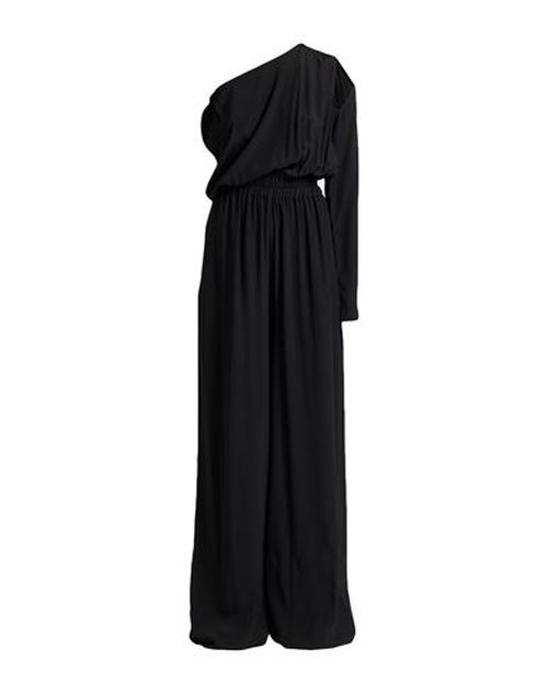 Woman Jumpsuit Black Size 2 Acetate, Silk