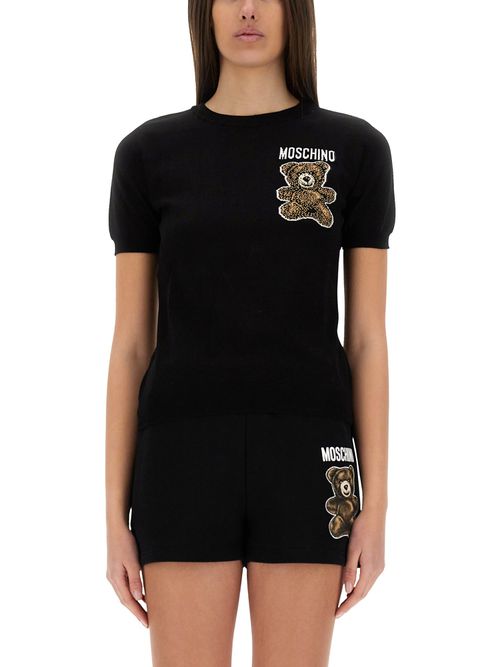 모스키노 여성 teddy bear sweater
