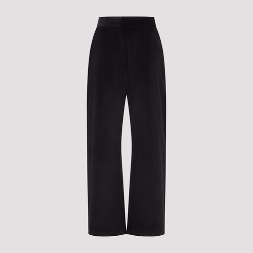 Relaxed Curved-Leg Cotton Pant