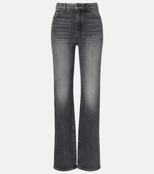 Danielle high-rise straight jeans