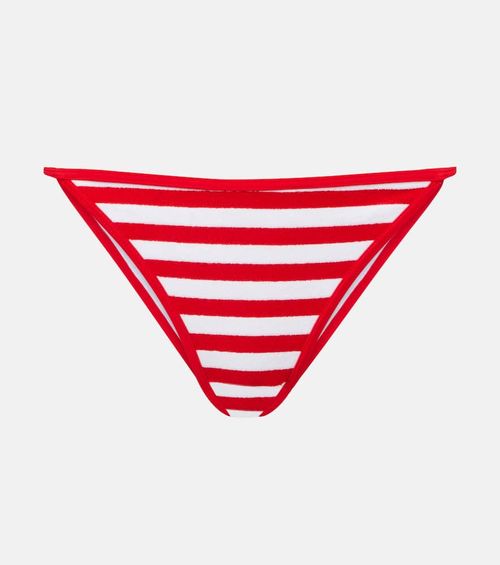 Bare Minimum striped bikini bottoms