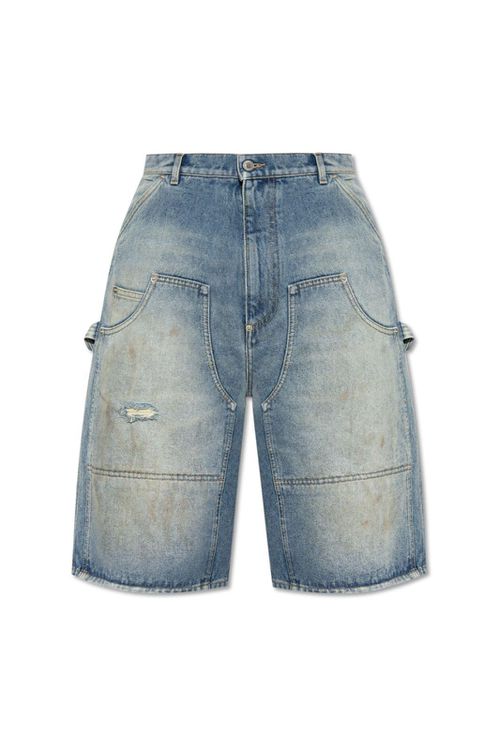 Pocket Detailed Denim Shorts