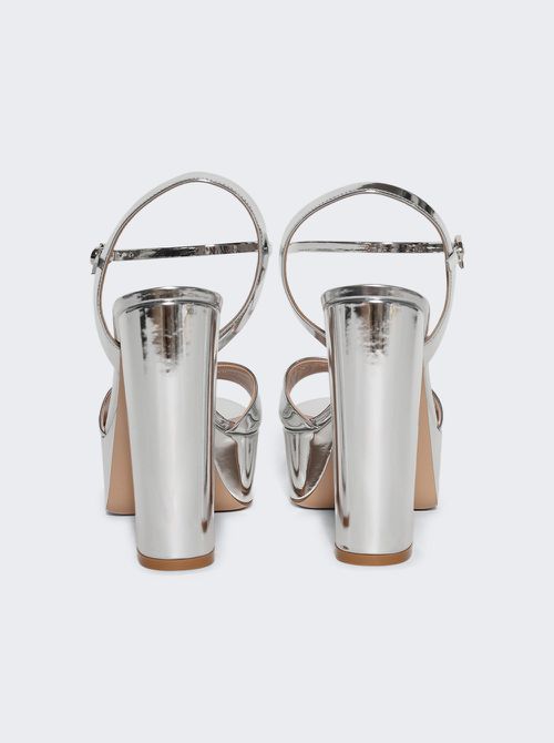 Marlena Platform Sandals Silver