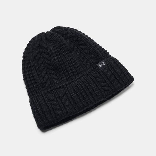 Under Armour Halftime Cable Knit Women's Beanie Black / Black / Castlerock