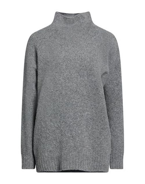 Woman Turtleneck Grey Size 4 Wool, Polyamide, Cashmere, Elastane
