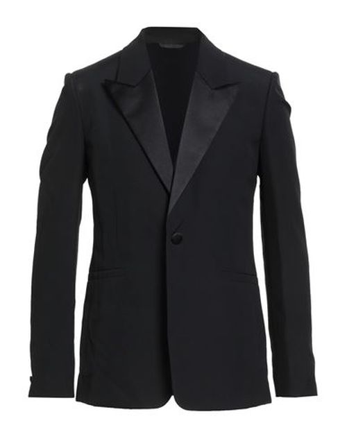 Man Blazer Black Size 38 Wool