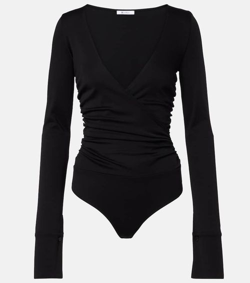 Nigella draped wool bodysuit