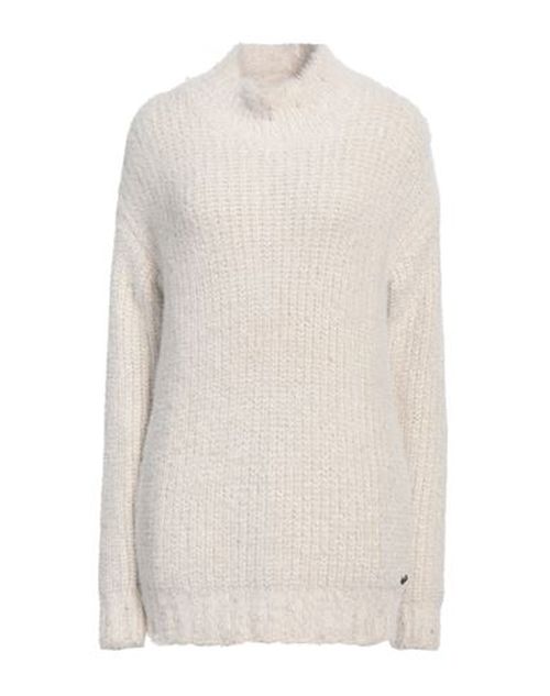 Replay Woman Turtleneck Off white Size M Polyamide, Polyester