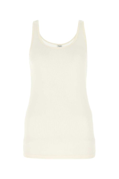 Modal-Blend Tank Top — White