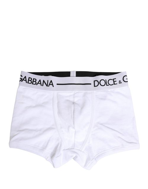 Logo Waistband Boxer Briefs — White