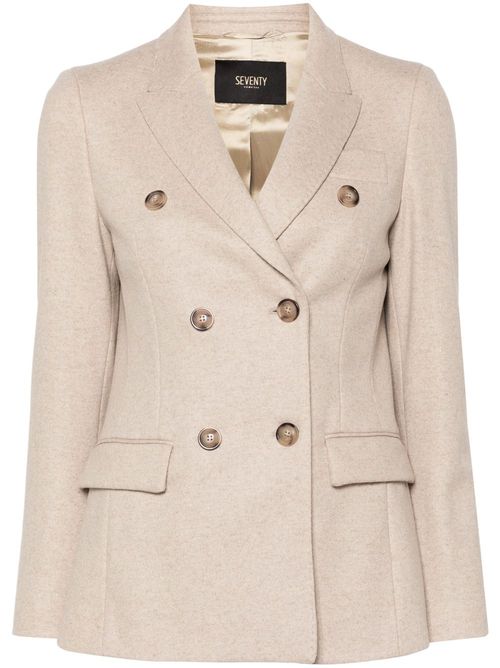 Wool blazer - Neutrals
