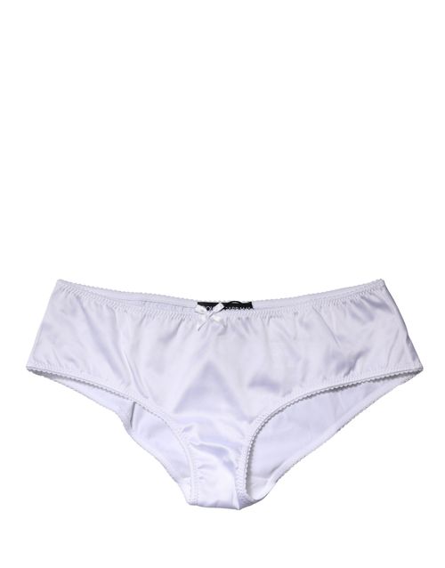 Silk Stretch Brief — White