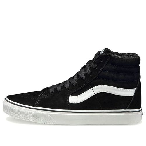 SK8-HI Pig Suede Fleece Black