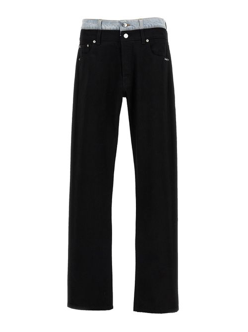 Double waist jeans