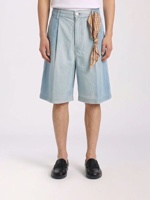 Pants Men color Blue