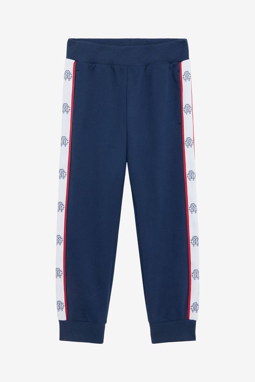 Blue Track Pants With Rc Monogram