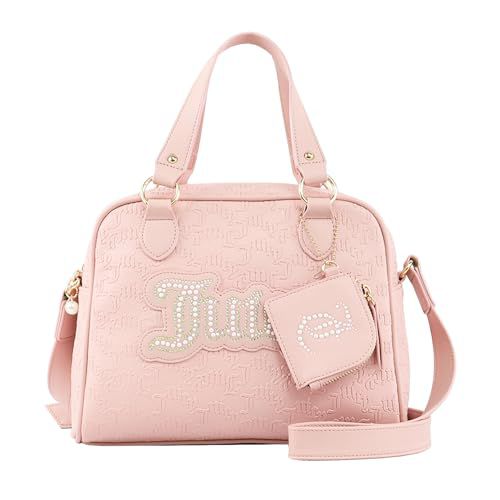 Juicy Couture Women's String of Pearls Satchel, Pink Diamond, One Size