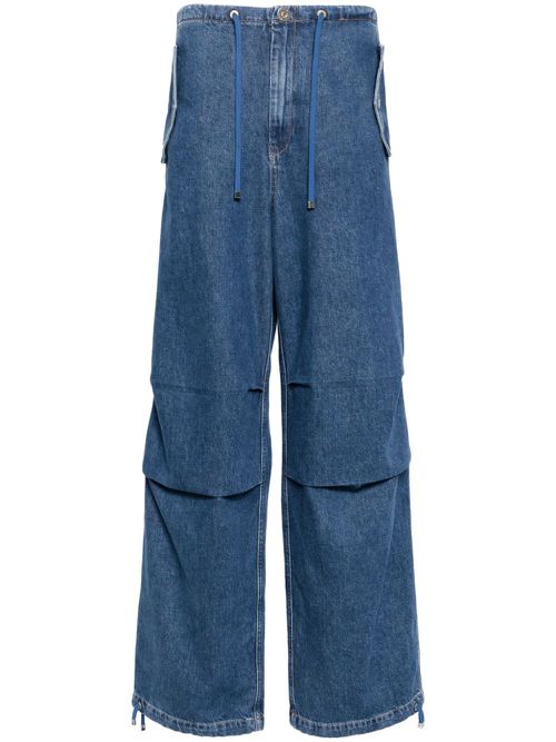 Parachute straight-leg jeans - Blue