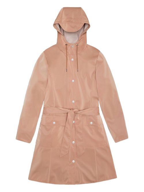 Hooded trench coat - Pink