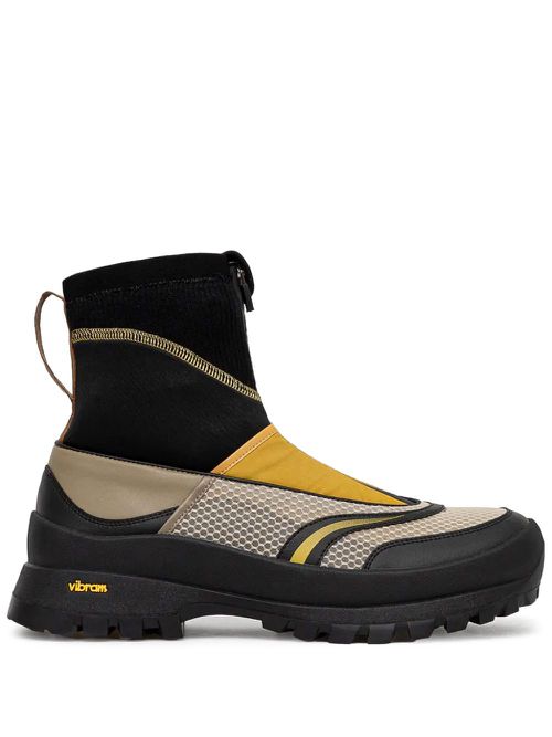 Mattio zip-up trainers - Neutrals