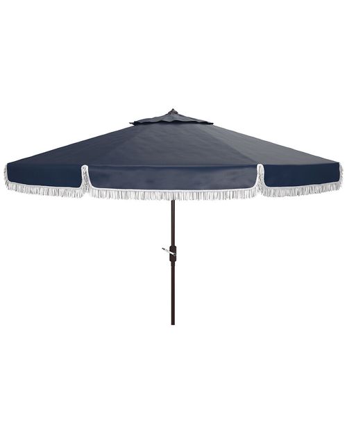 Milan Fringe 11Ft Round Crank Umbrella
