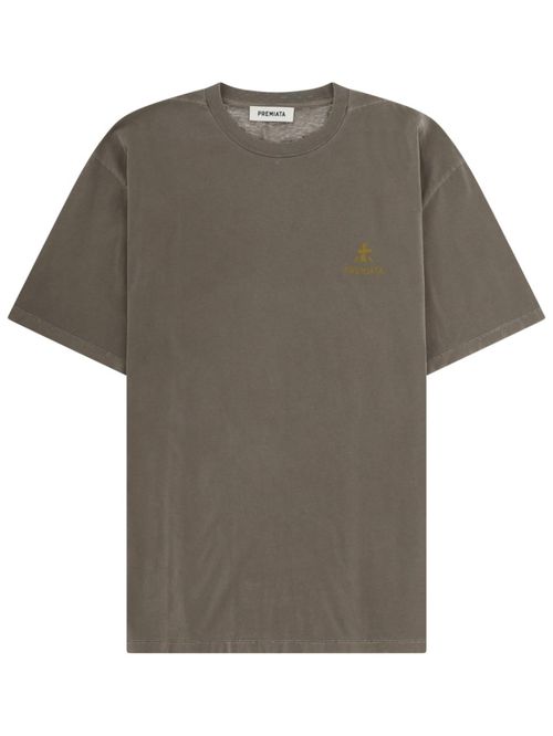 Grey Logo Crew Neck T-Shirt