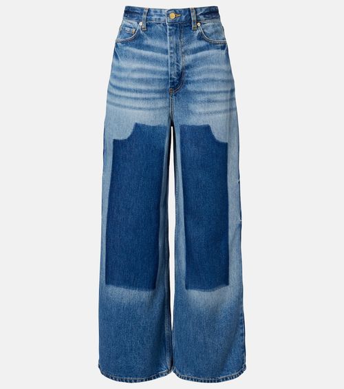 High-rise wide-leg jeans