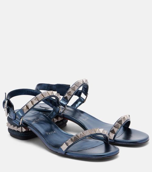 Pyra embellished leather sandals