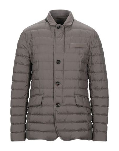 Man Puffer Khaki Size 40 Polyamide, Polyurethane