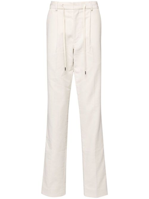 Drawstring fastening waist trousers - Neutrals