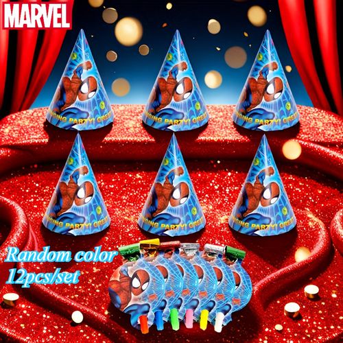 TEMU 12pcs -man Birthday Party Hat And Balloon Set, Unisex Themed Decorations For /summer/spring Celebrations, Graduation Parties & – Perfect Gift