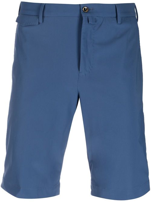 Tailored stretch shorts - Blue