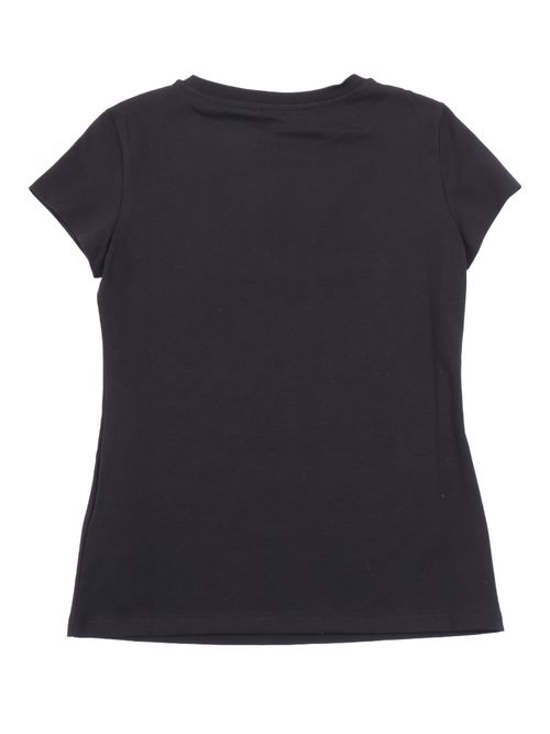 T-SHIRT-TOP Black Viscose Short Sleeves T-shirt