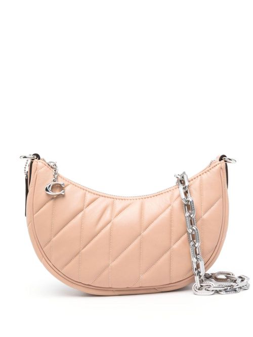 Mira quilted-leather shoulder bag - Pink