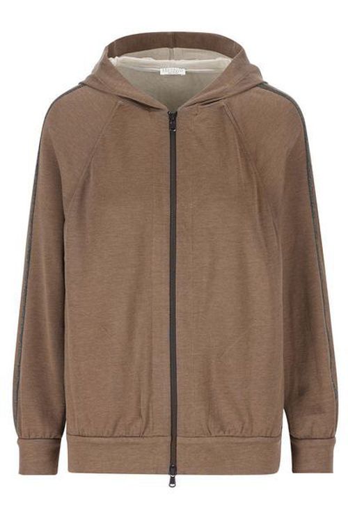Monili-detail hoodie