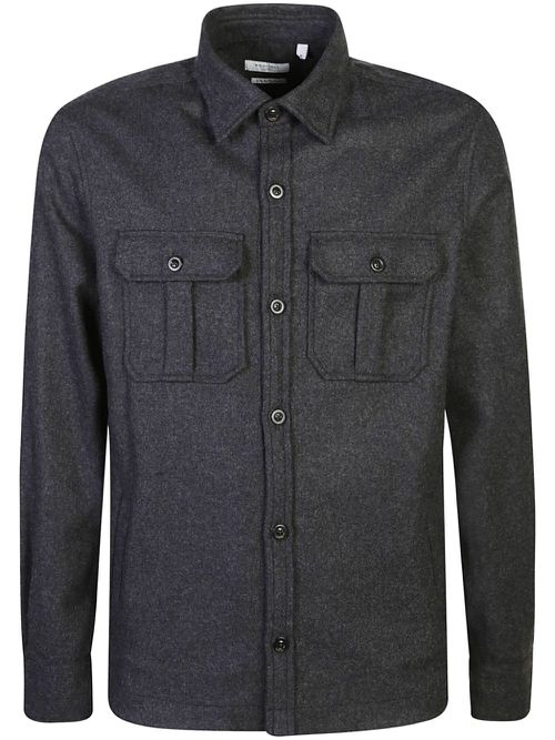 Button-up shirt jacket - Grey
