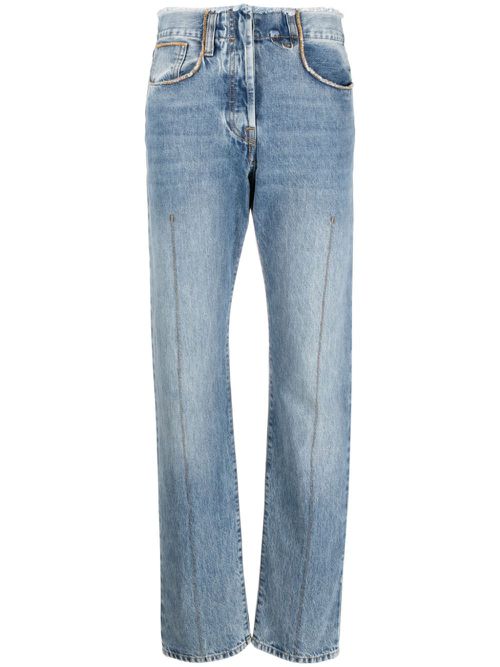 Le de Nimes Linon straight-leg jeans - Blue