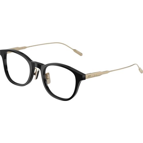 Moncler Unisex Moncler ME2030D 3001 Monturas ópticas Acetato Negro Transparente Pantos Norma