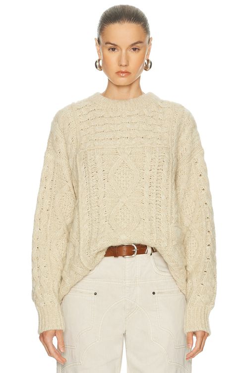 Isabel Marant Etoile Deotille Sweater in Beige - Cream. 40 also