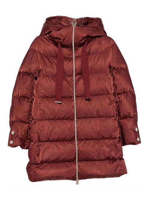 Padded long coat