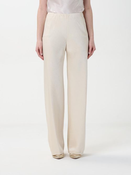 Pants VINCE Woman color Yellow Cream