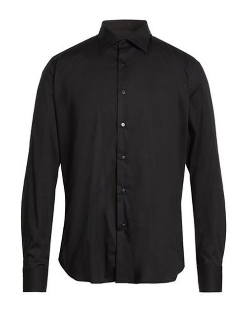 Man Shirt Black Size 16 ½ Cotton, Elastane