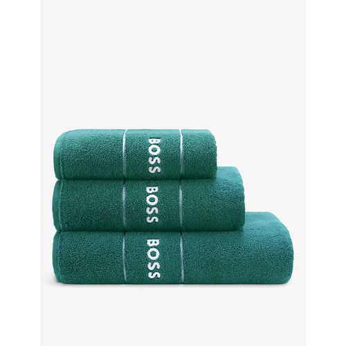 Everglade Plain Logo-embroidered Egyptian Cotton Towel Face Cloth