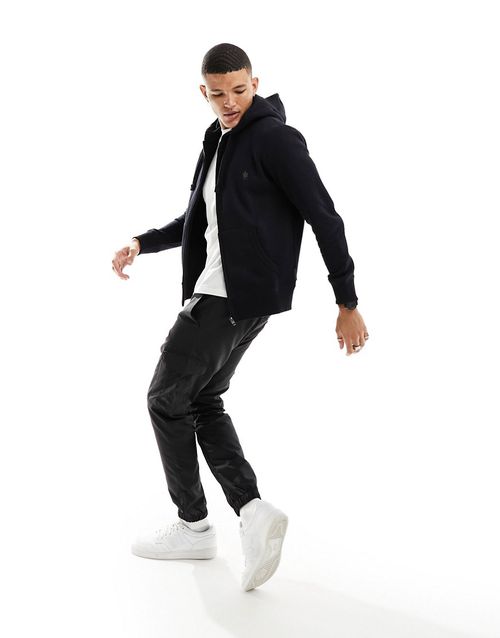 Full zip hoodie in navy