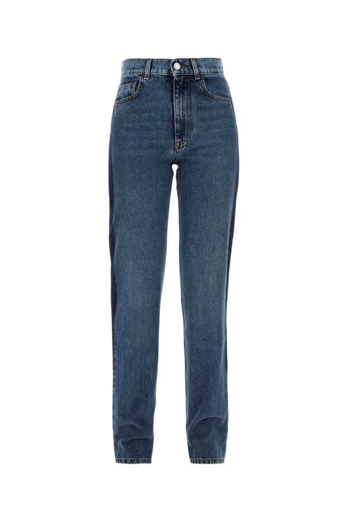 Five-Pocket Denim Jeans — Blue